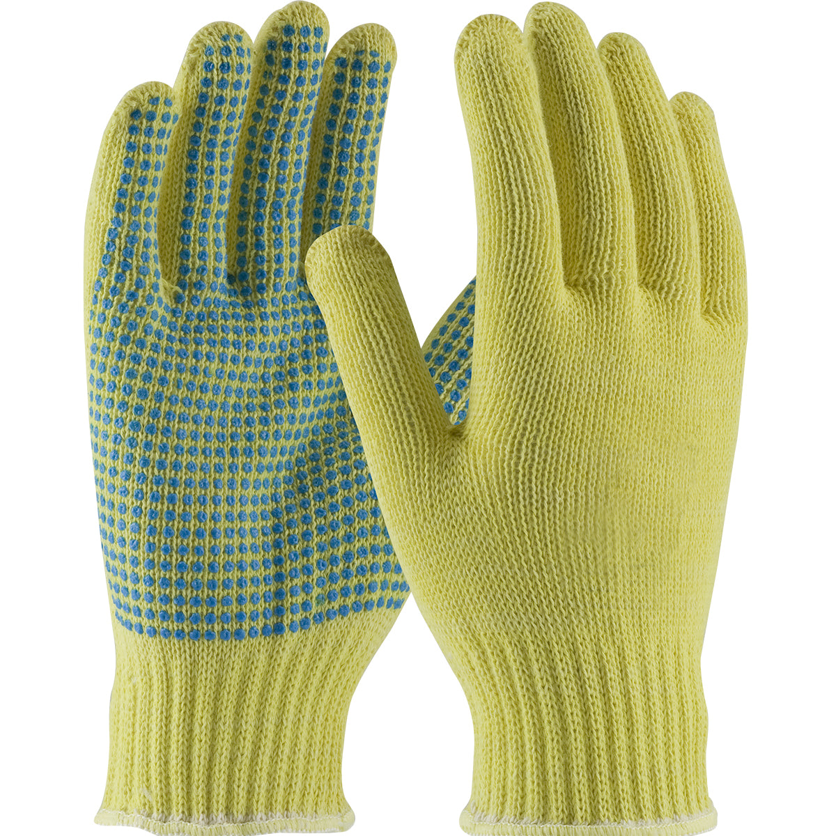 Kut Gard 08-K300PD – Seamless Knit DuPont™ Kevlar® Glove with PVC Dot Grip - Medium Weight