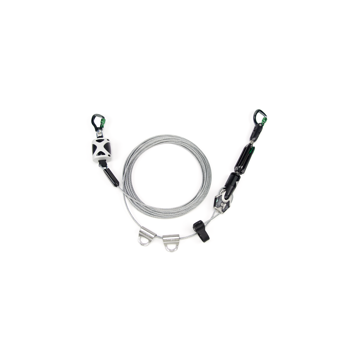 MSA MSA Cable Temporary Horizontal Lifeline - Thll Cable 60Ft 2 Man Non-Kit Osha