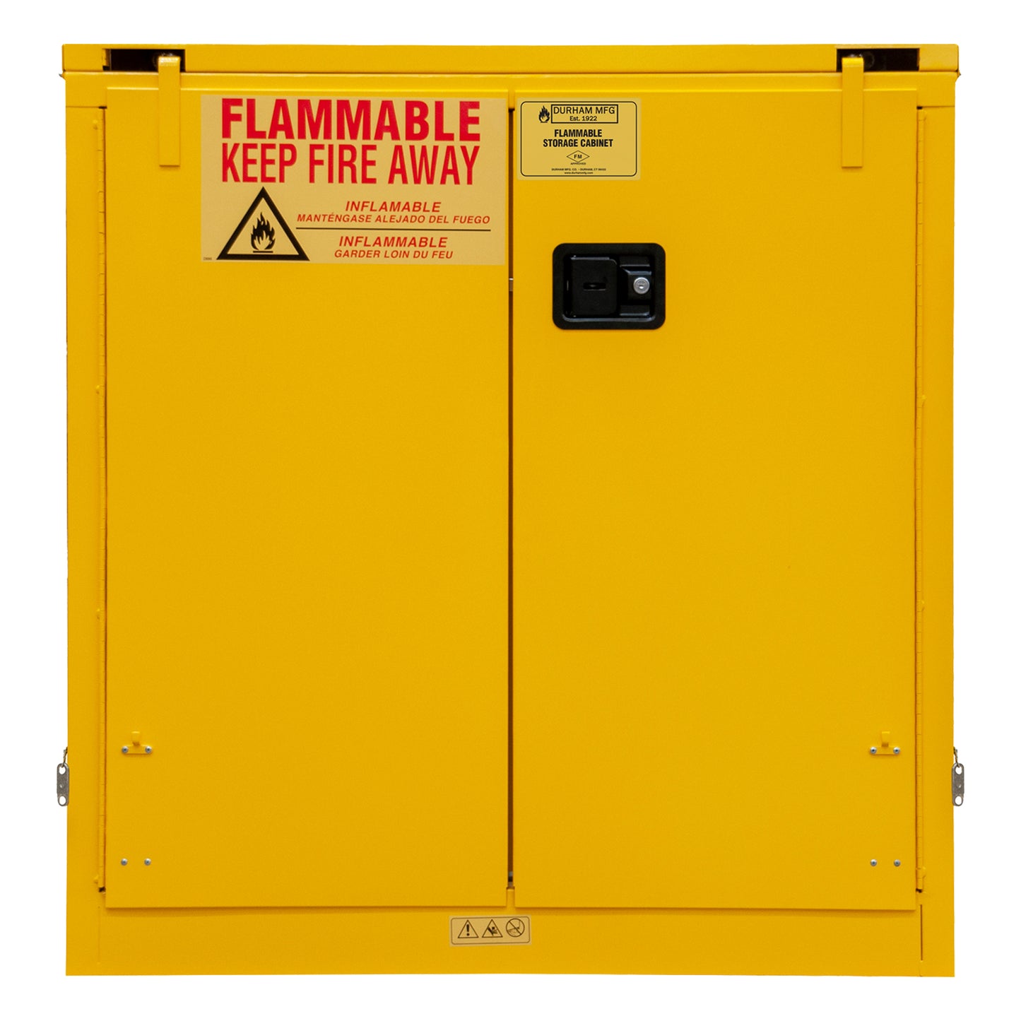 Flammable Storage Cabinet, 30 Gallon, Self Close