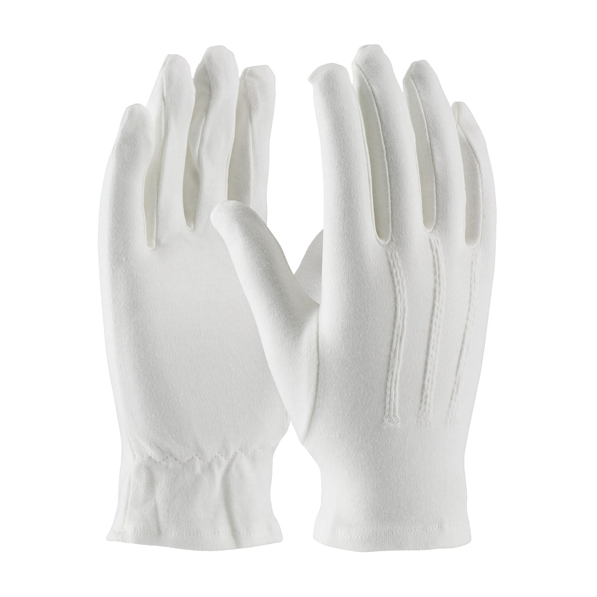Century Glove 130-100WM – 100% Cotton Dress Glove with Raised Stitching on Back - Open Cuff