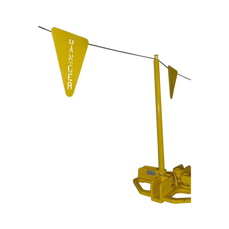 Guardian 15038 - Stamped Steel DANGER Warning Flag - manufacturer product image