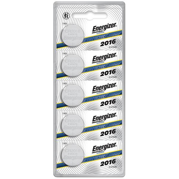 Energizer 2016 Battery, 5/Pkg