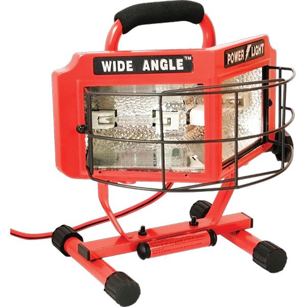 Southwire Halogen Wide Angle Work Light, 500 W, Red