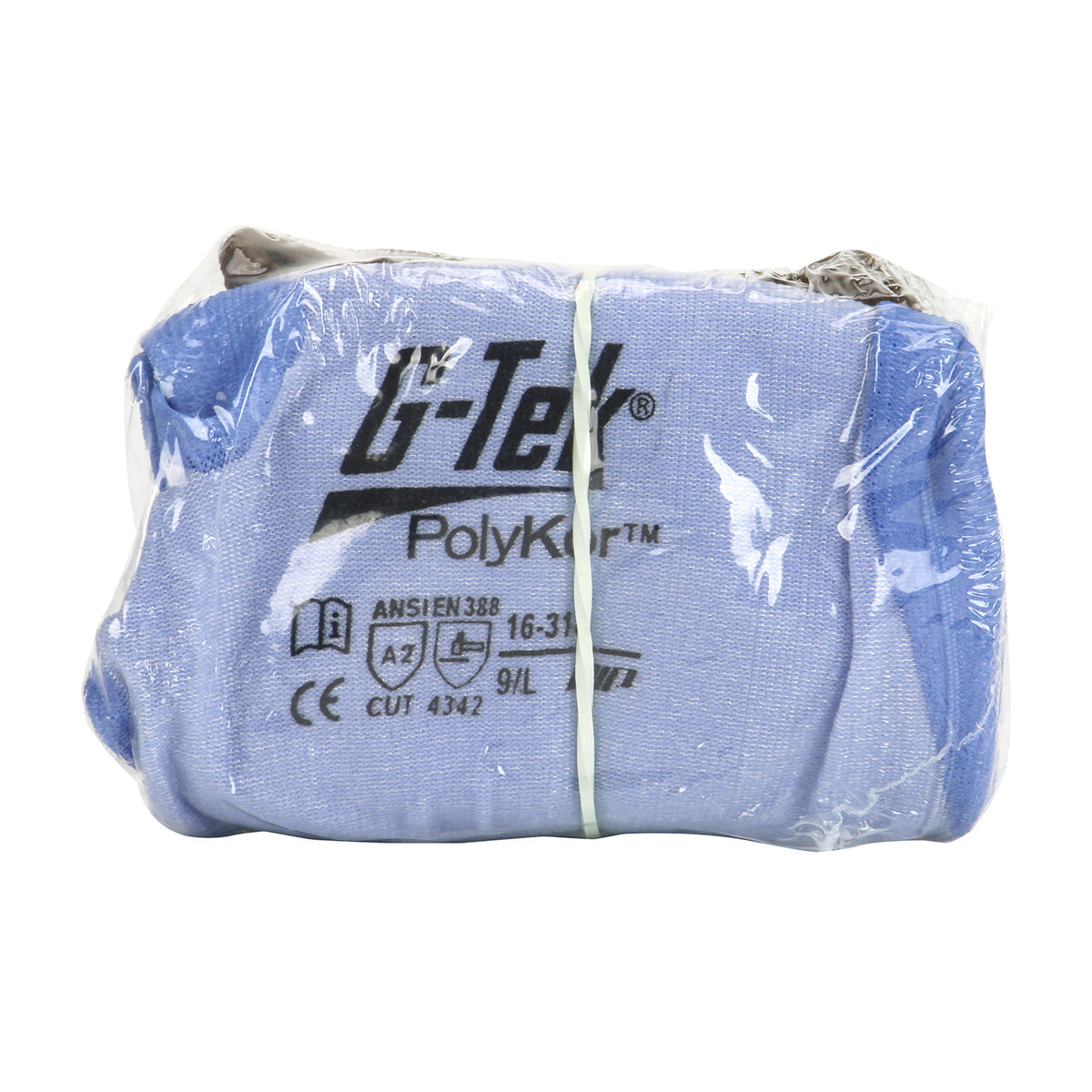 G-Tek 16-322V – Seamless Knit PolyKor® Blended Glove with Polyurethane Coated Flat Grip on Palm & Fingers - Vend-Ready