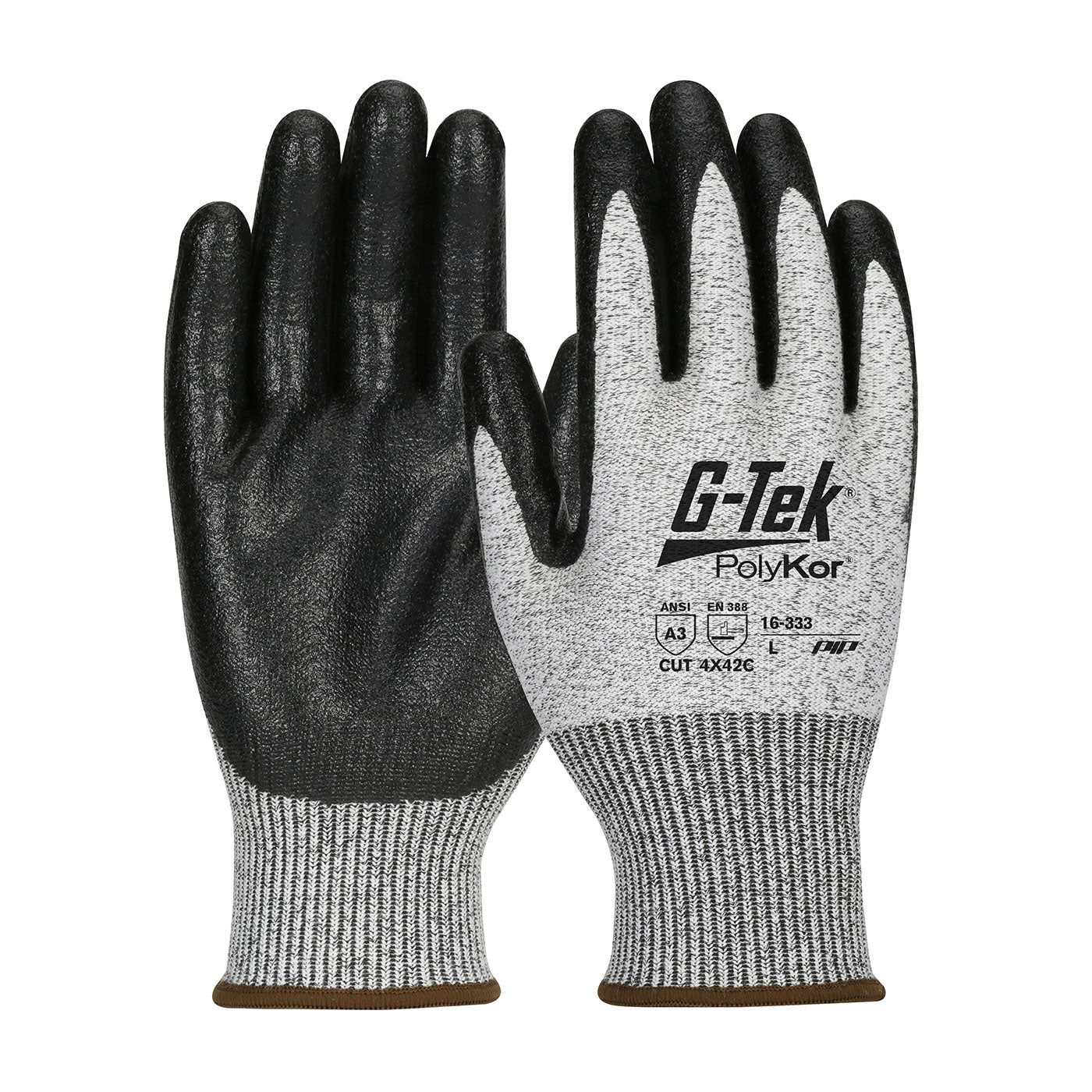 PIP 16-333 glove - cut resistance - Salt & Pepper