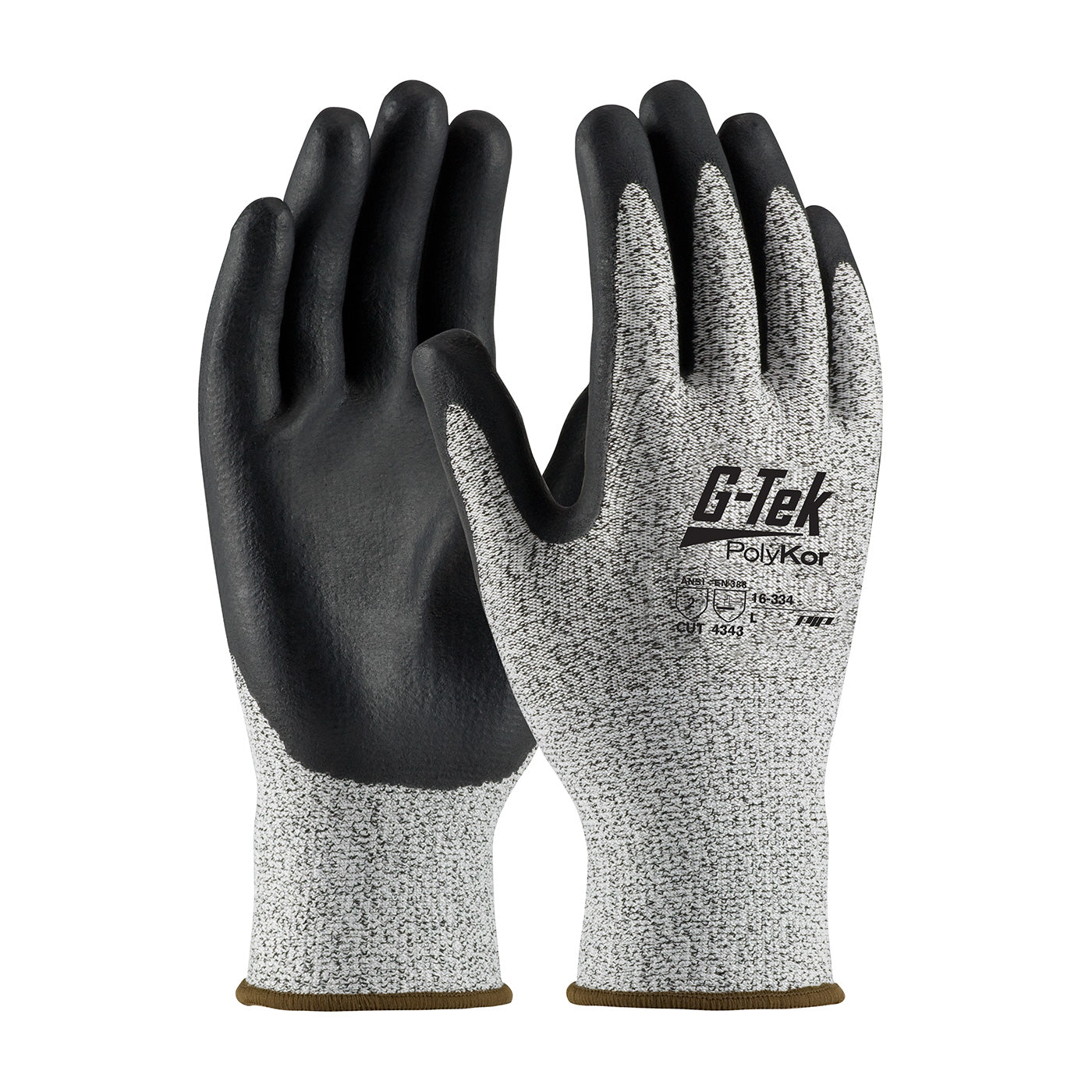 PIP 16-334 glove - cut resistance - Salt & Pepper