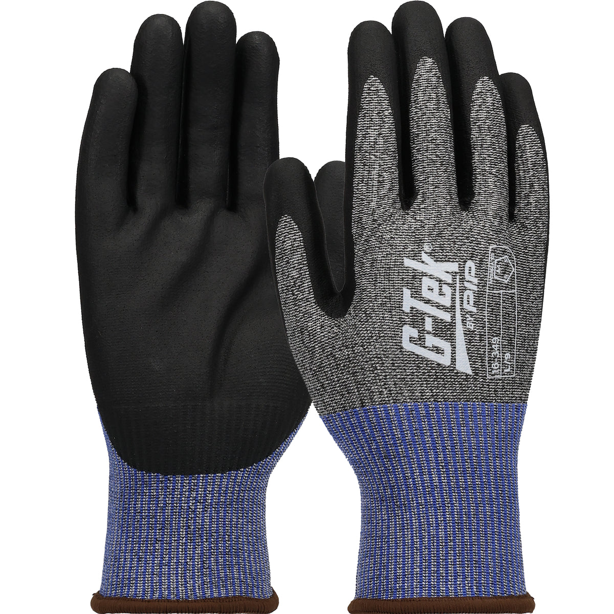 PIP 16-349 glove - cut resistance - Salt & Pepper