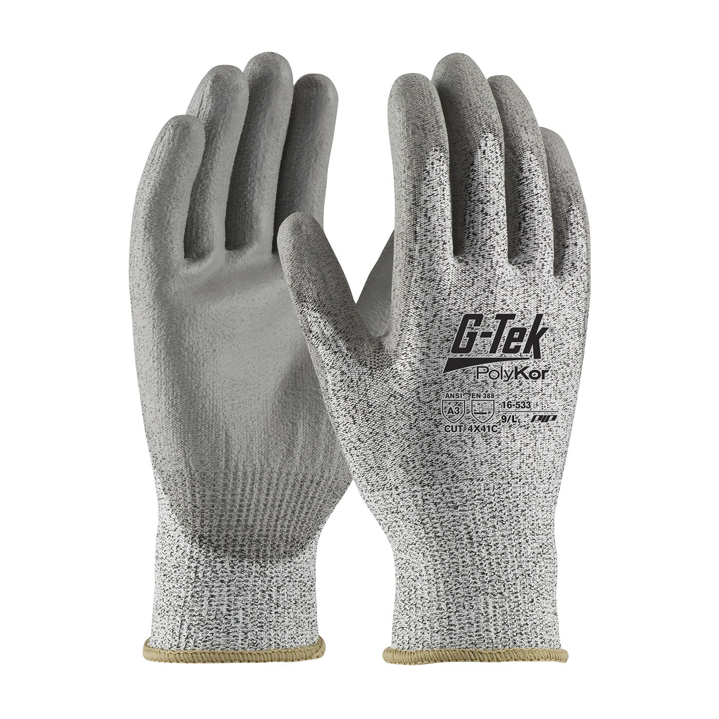 PIP 16-533 glove - cut resistance - Salt & Pepper