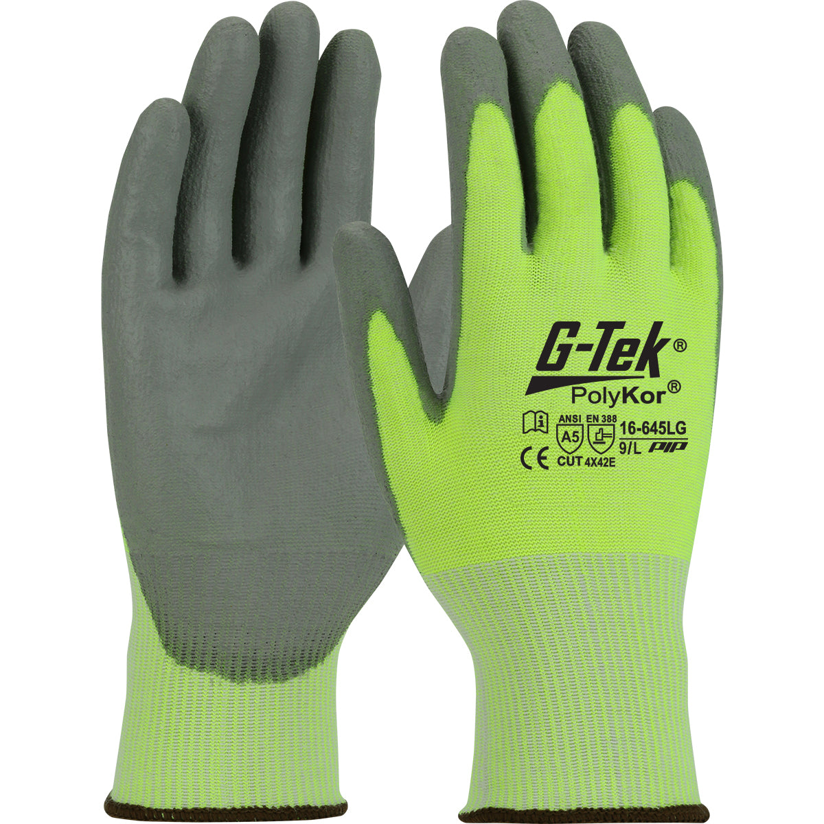 PIP 16-645LG glove - cut resistance - Hi-Vis Yellow