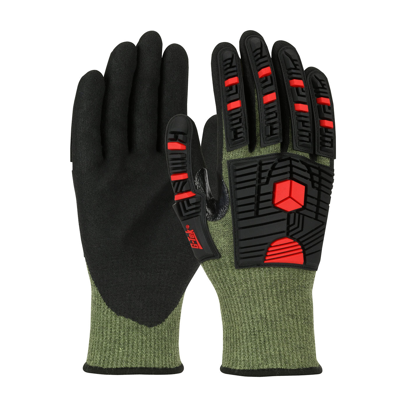 PIP 16-MP935 glove - impact protection - Green