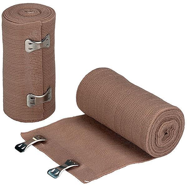 Elastic Bandage w/ 2 Fasteners, 4" x 5 yd, 360/Case