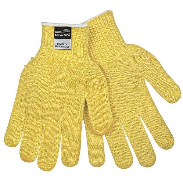 MCR Safety Kevlar Gloves w/ 2-Sided PVC Honeycomb/Dots