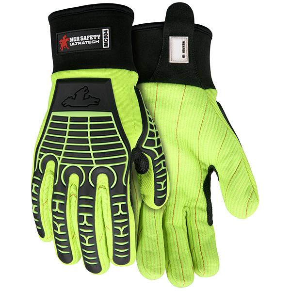 MCR Safety UltraTech Multi-Task Gloves w/ Corded Cotton Double Palms