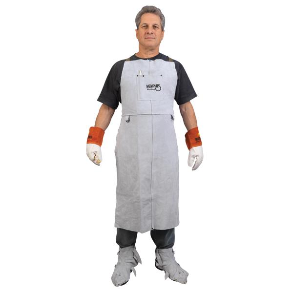 MCR Safety Heavyweight Leather Welding Aprons – 24 in Wide