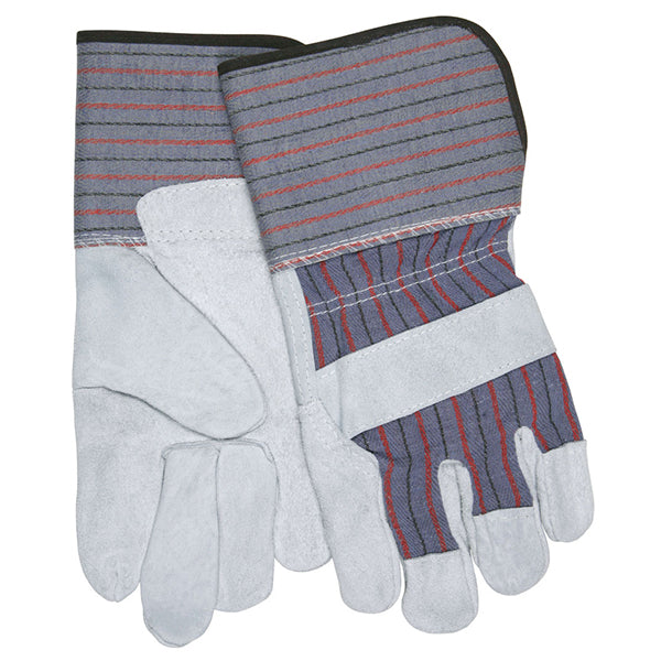 MCR Safety Long Gauntlet Leather Palm Work Gloves