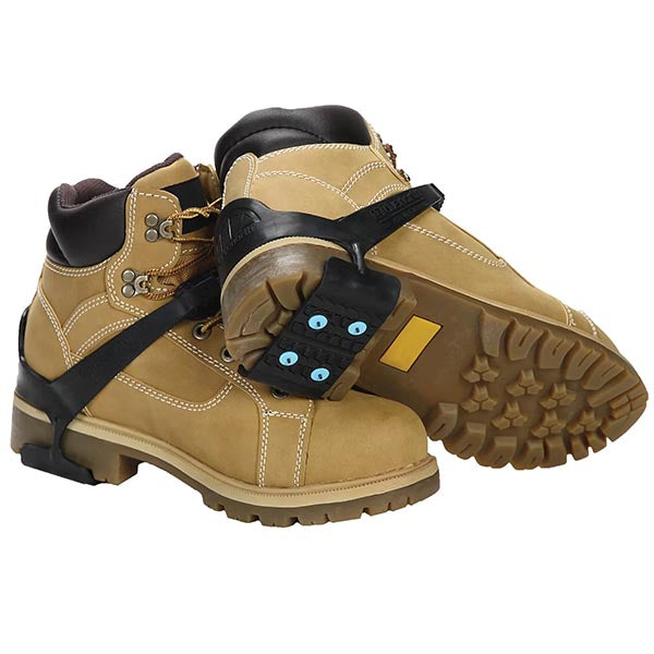 SureWerx Due North Heel Traction Aids, Black, 1/Pair