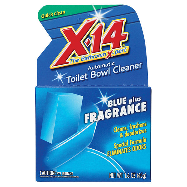 X-14 Automatic Toilet Bowl Cleaner, Blue Plus Fragrance
