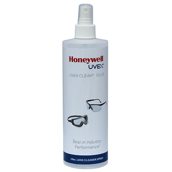 Honeywell Uvex Clear Plus Lens Cleaner Solution, 16 oz