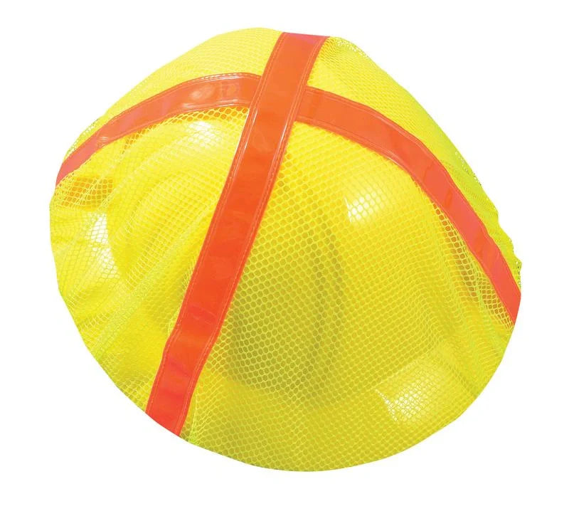 Occunomix High Visibility Hard Hat Cover Full Brim Individual Hard Hat Accessories Yellow One Size model V896-FBY