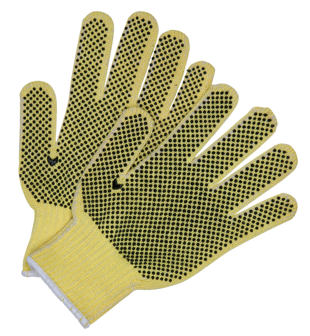 9363E - MCR Safety CutPro® - 7 Gauge Kevlar® Aramid Shell with Cotton Interior - Cut Resistant Work Gloves - PVC Dots on 2 Sides - Competitive Value (CV) Grade - Made with DuPont™ Kevlar®