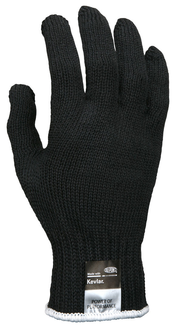 9370BK - MCR Safety CutPro® - 7 Gauge Black DuPont™ Kevlar® Aramid Shell - Cut Resistant Work Gloves - Regular Weight
