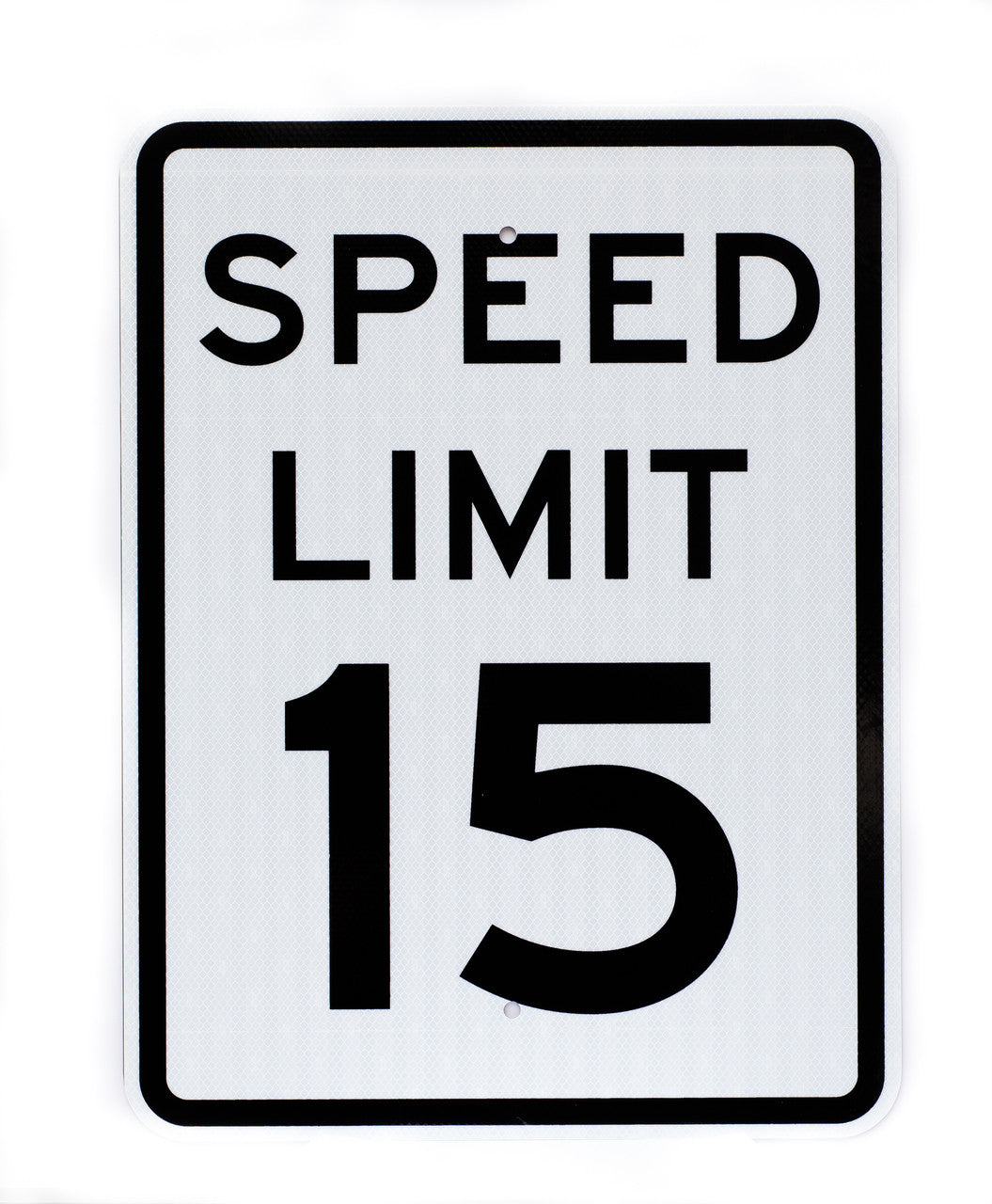 ZING Traffic Sign, Speed Limit 15 Mph, Egp, 18X24 - official Zing product image 1