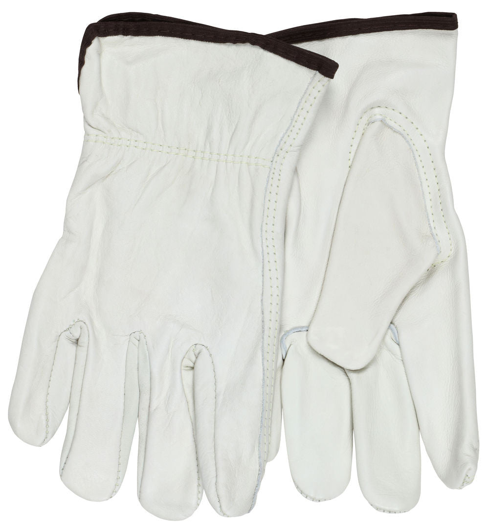 32113 - Leather Drivers Work Gloves - Competitive Value (CV) C+ Grade - Grain cow Leather - Keystone Thumb