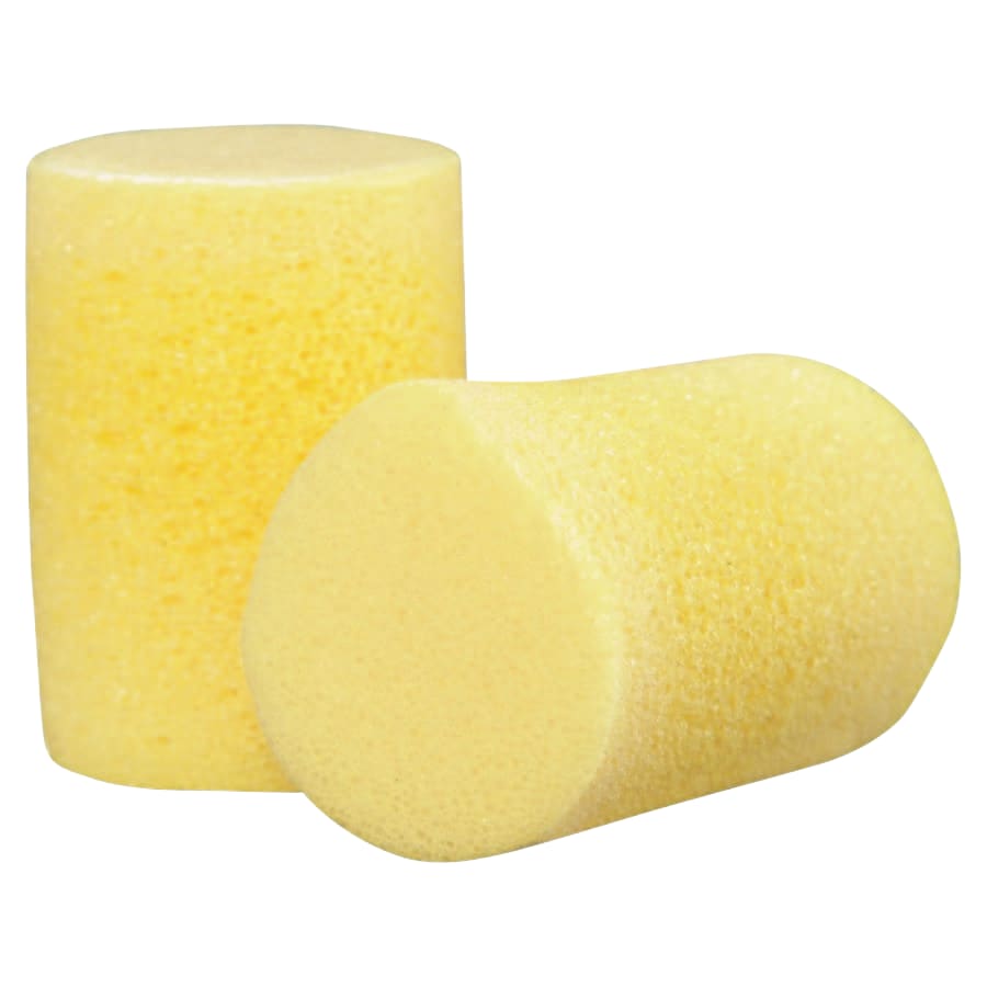3M 247-312-1201 E-A-R Classic Foam Earplugs, PVC, Yellow,Uncorded, Poly Bag - Pvc Hearing Protection PPE