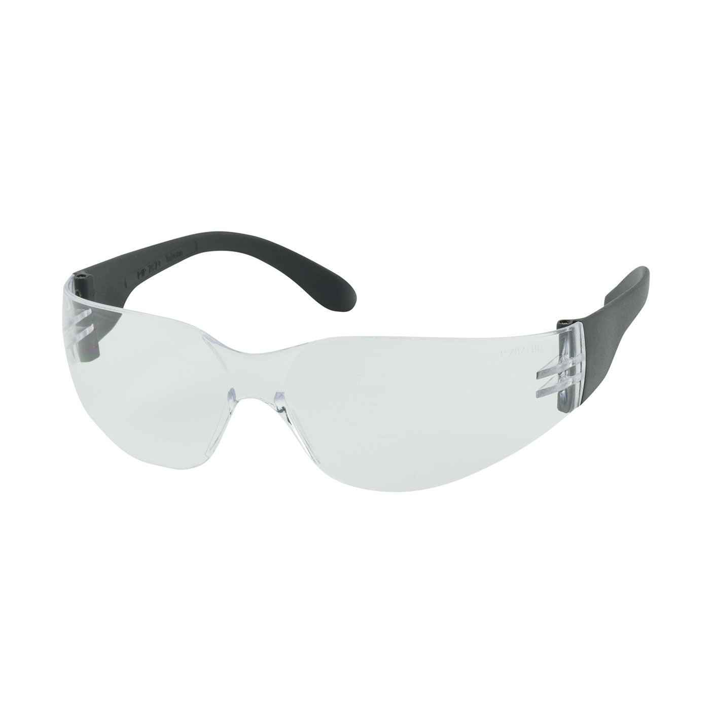 Zenon Z12™: Rimless Safety Glasses with Black Temple, Clear Lens and Anti-Scratch Coating
