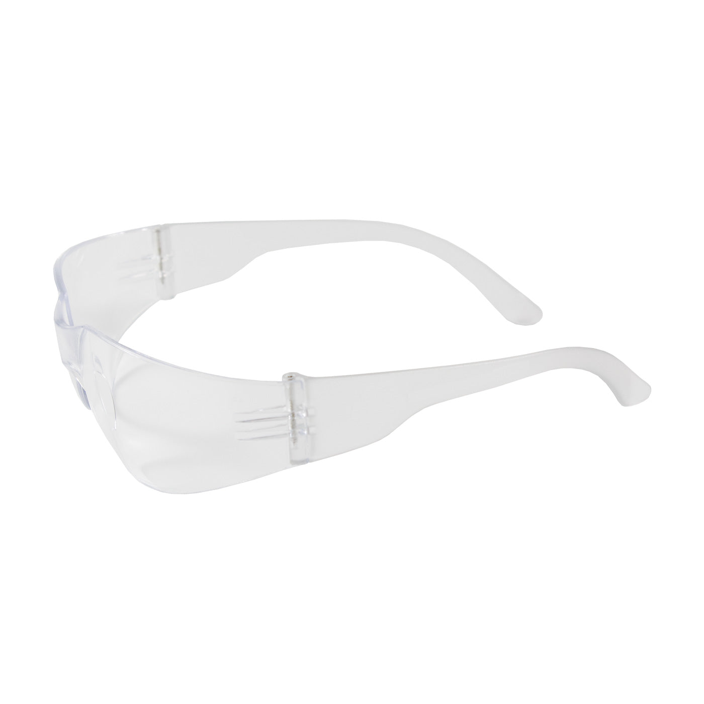 Zenon Z12™ Rimless Safety Glasses with Clear Temple, Clear Lens and Anti-Scratch / Anti-Fog Coating