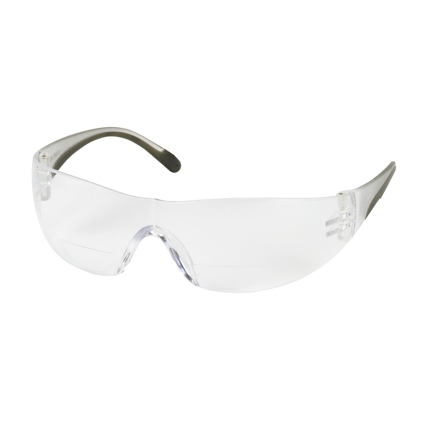 Zenon Z12R™: Rimless Safety Readers with Clear Temple, Clear Lens and Anti-Scratch Coating - +1.25 Diopter