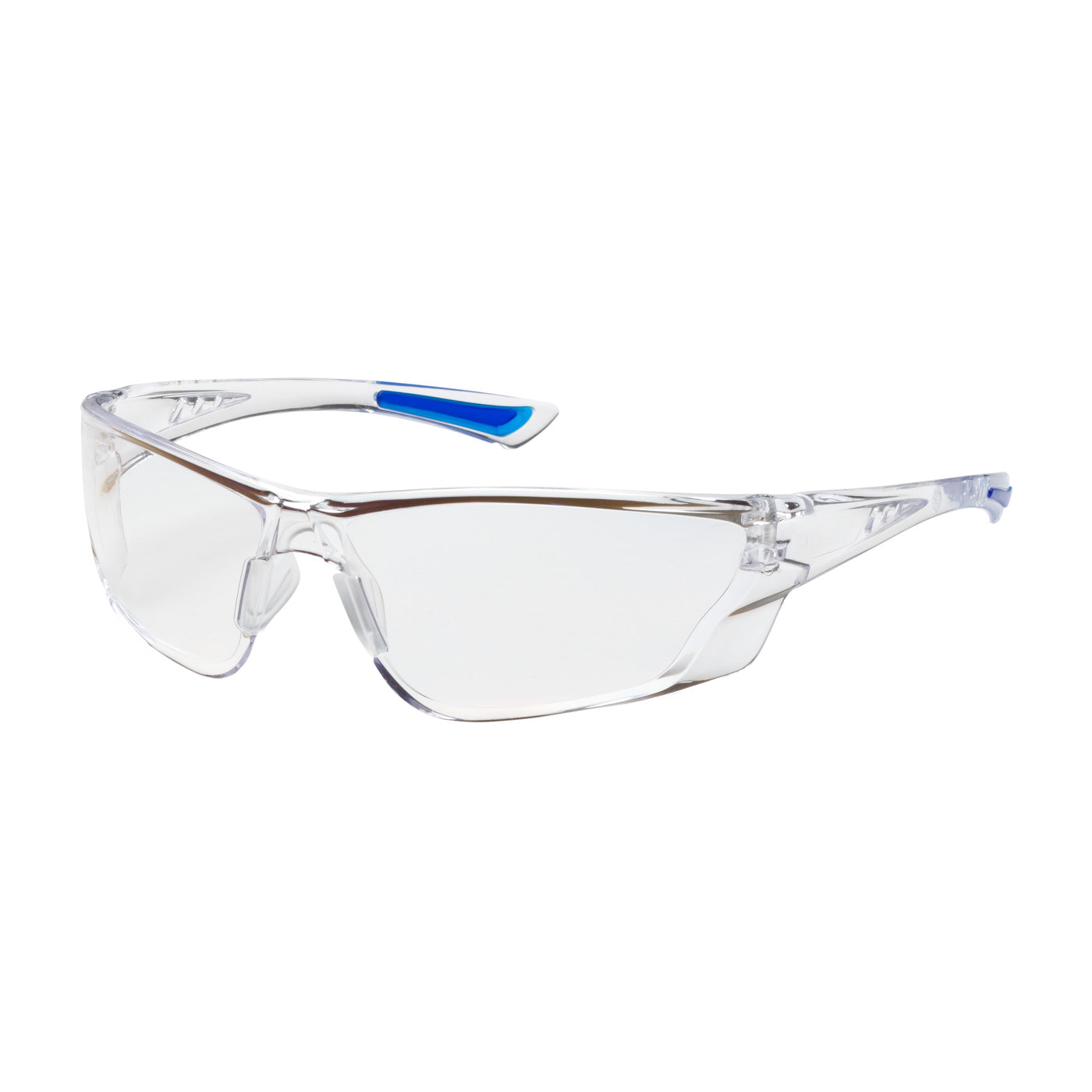 Recon™: Rimless Safety Glasses with Clear Temple, Clear Lens and Anti-Scratch / FogLess® 3Sixty™ Coating