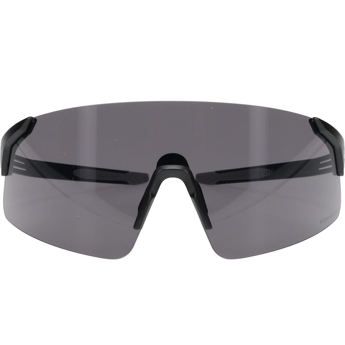 Site Boss Enhanced Coverage Frameless Safety Glasses, with Black Temples and Gray FogLess® 3Sixty™ Lens Coating