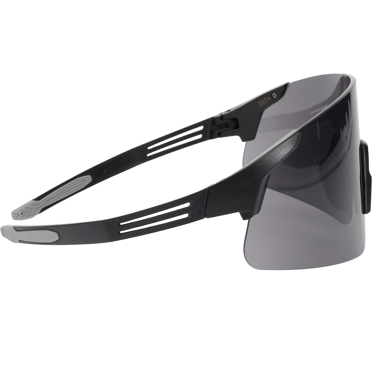 Site Boss Enhanced Coverage Frameless Safety Glasses, with Black Temples and Gray FogLess® 3Sixty™ Lens Coating
