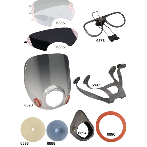 3M 6897 ™ Head Harness /37005(AAD), 5 EA/Case Worksite Safety & Industrial Supplies PPE