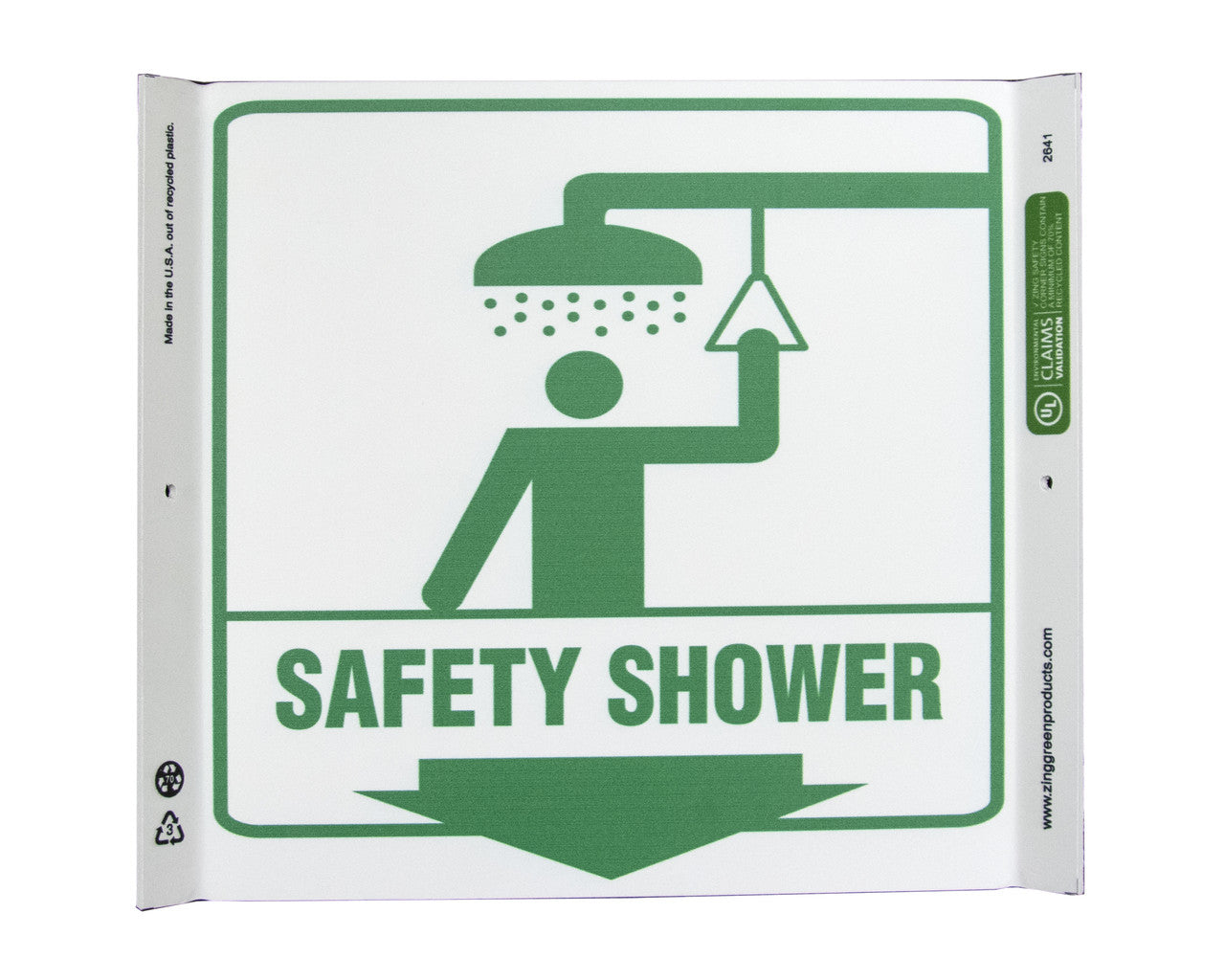 Eco Safety Corner Sign, 10X10
