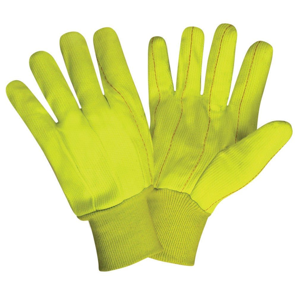 Cordova HI-VIS Yellow Double Palm, Polyester/cot #2820CD