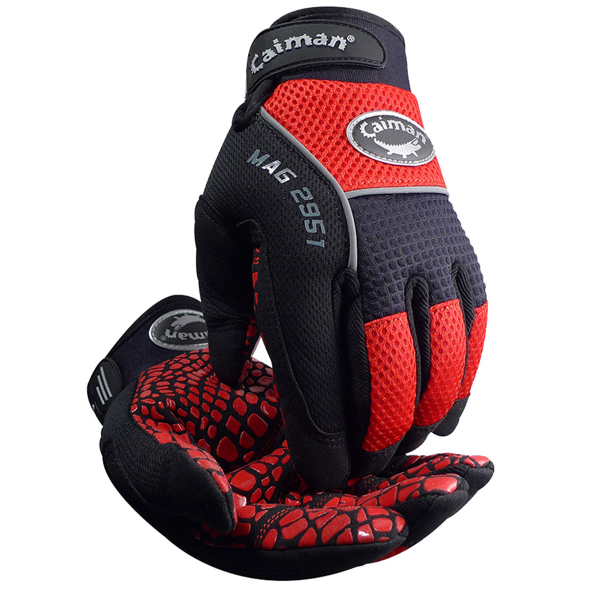 PIP 2951 glove - silicone coated - Red
