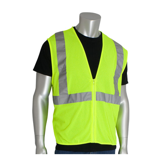 ANSI Type R Class 2 Value Zipper Mesh Vest