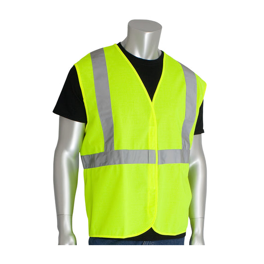 ANSI Type R Class 2 Value Hook & Loop Solid Vest
