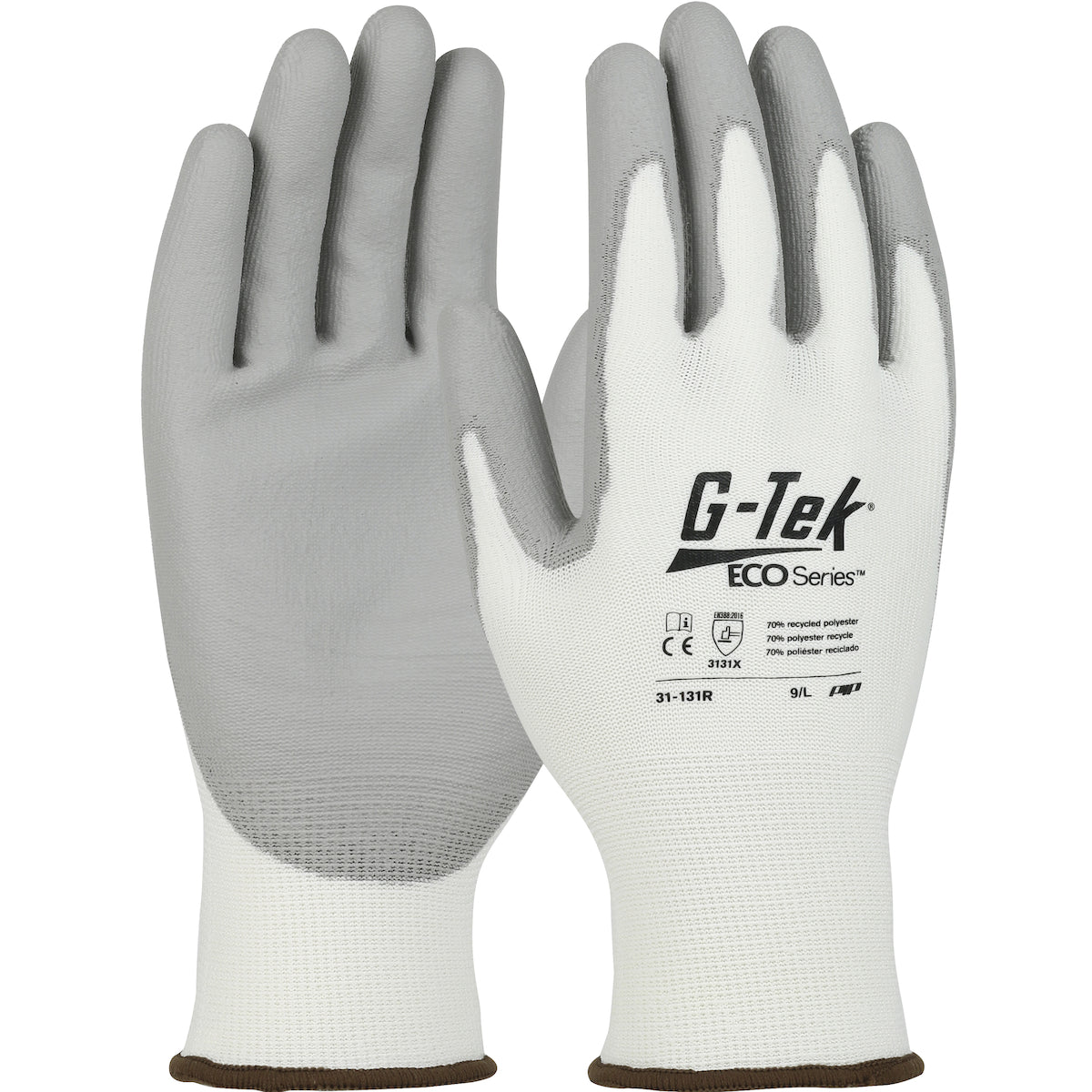 PIP 31-131R glove - polyurethane coated - White