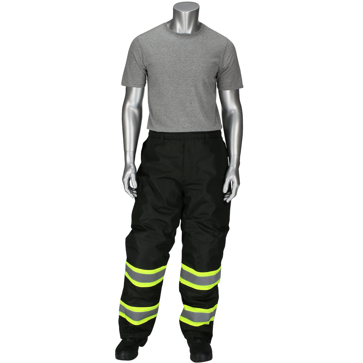 PIP 318-1780-BK Non-ANSI Ripstop Insulated Two Tone Bib Overalls