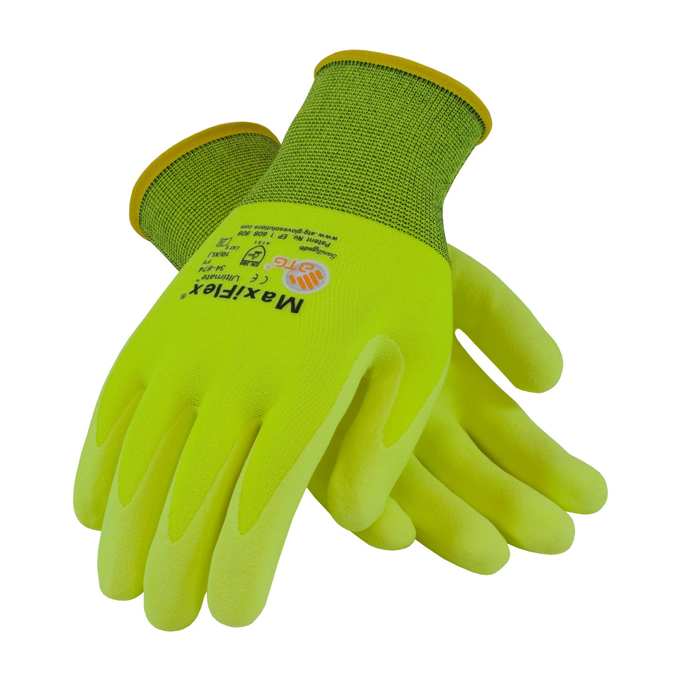 PIP 34-874FY glove - nitrile coated