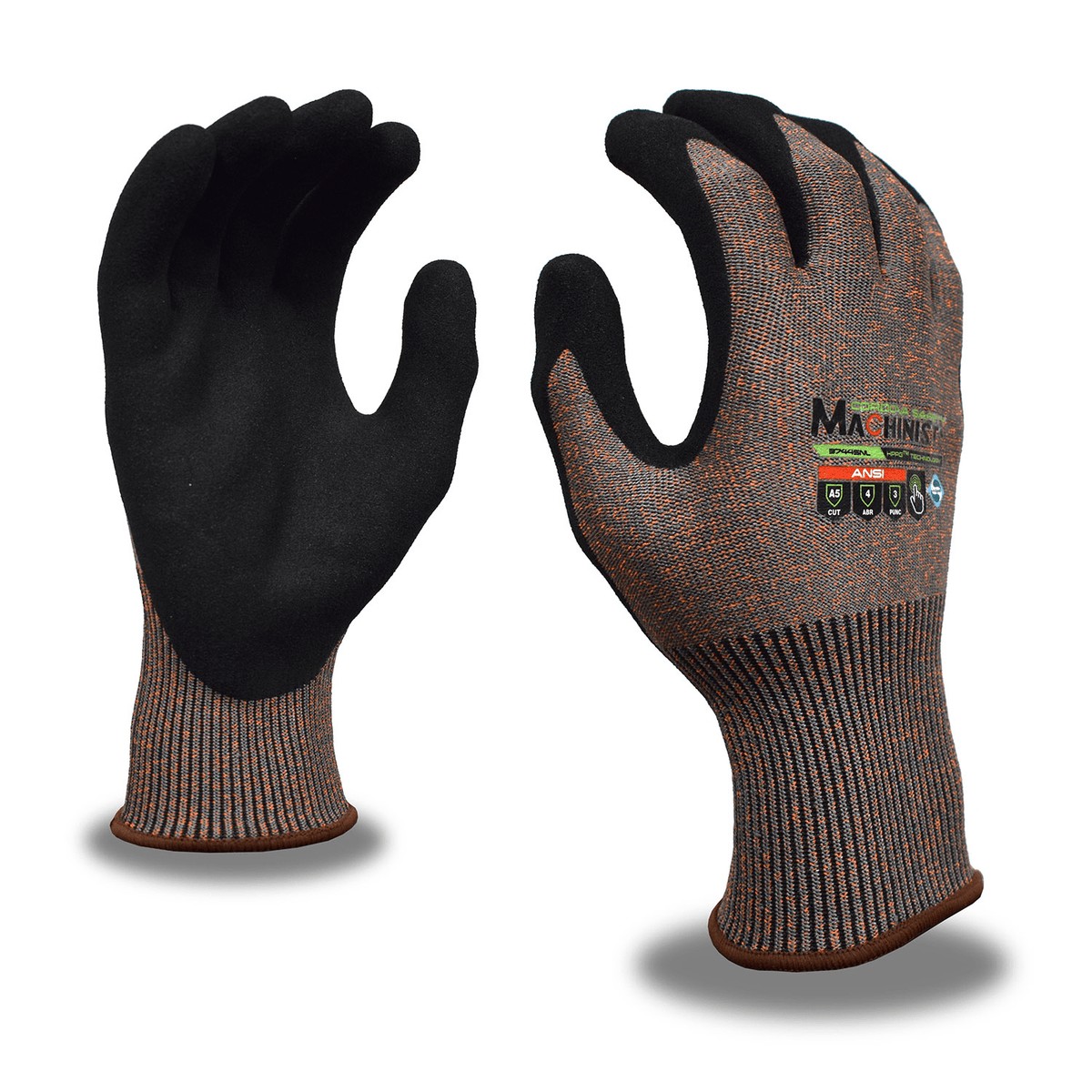 Cordova Machinist™ Hppg™, Gray/orange, 15- #3744SN - 3744SNS