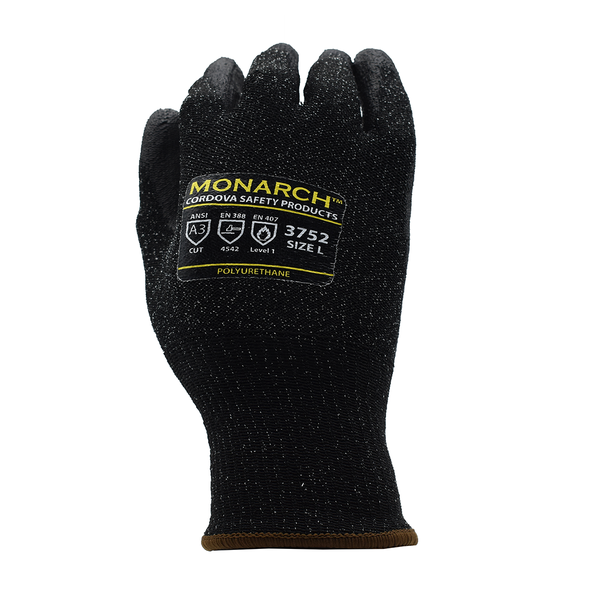 Cordova Monarch-pu™: 13-gauge, Black High Per #3752 - 3752S image 4