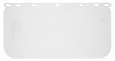 MCR Safety 486400 - Universal Safety Face Shield Replacement Window - Clear Impact Resistant PETG Material - 8 Inches x 15.5 Inches - .042 Inches Thick - Excellent for Splash Protection and Impact Resistance