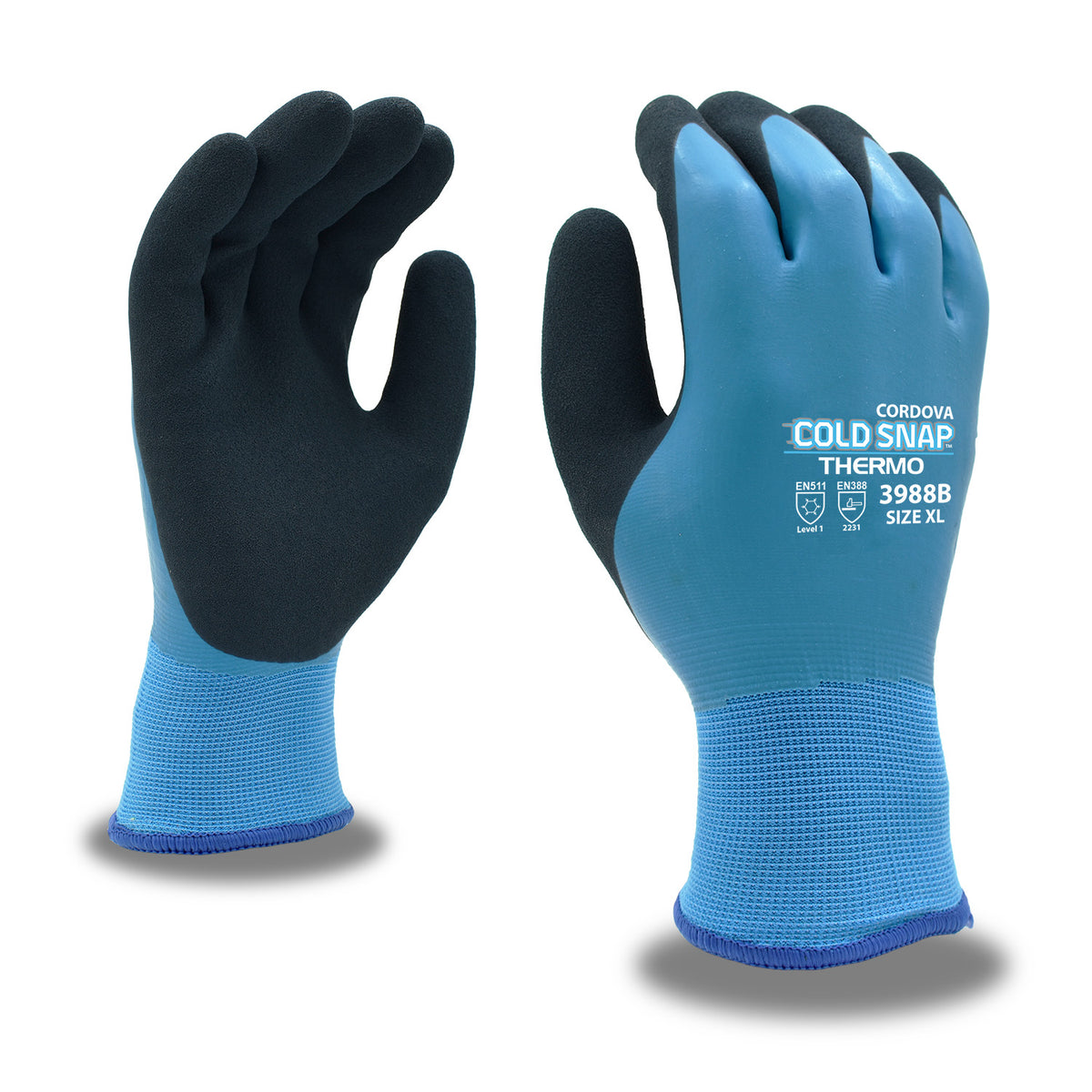 Cordova Cold Snap Thermo™, Two-ply, Blue Poly #3988B - 3988BS