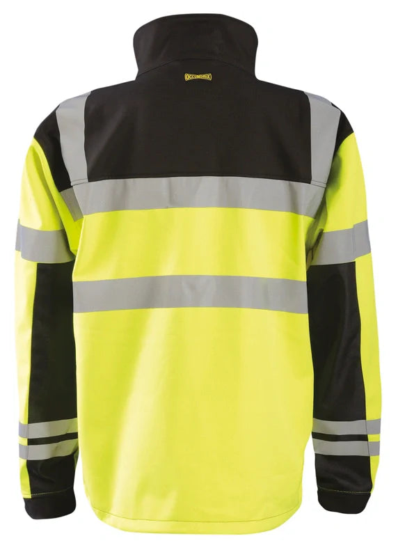 Occunomix 3 Season Soft Shell Jacket Hi-Vis Jackets Yellow M model LUX-M6JKT-YM