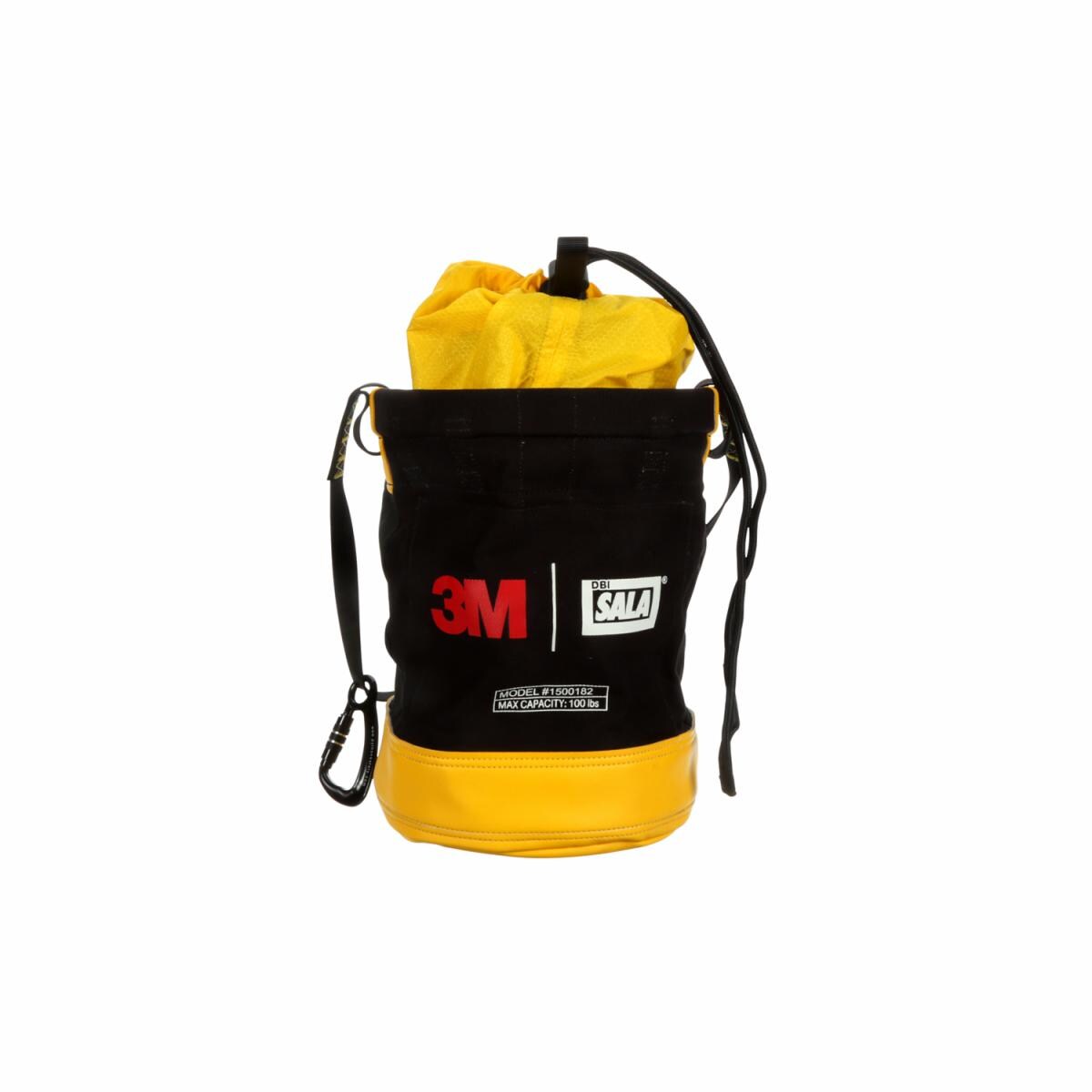 3M™ Spill Control 2:1 Safe Bucket with Drawstring Closure 1500182, 100 lb Capacity, Canvas, 12.5 in dia x 16 in
