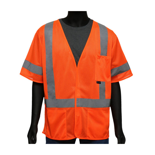 Viz-Up™ ANSI Type R Class 3 Three Pocket FR Treated Mesh Vest